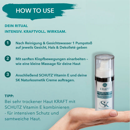 KRAFT – Hyaluron Serum mit Vitamin B12