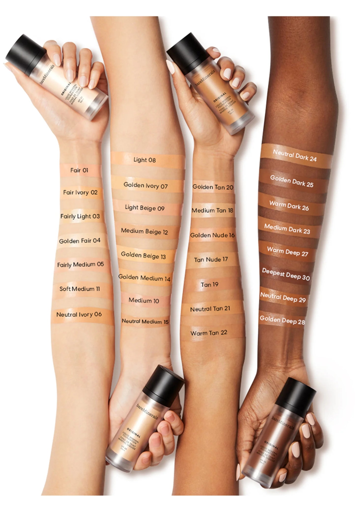 Original Liquid Mineral Foundation - Deepest Deep, SPF 20