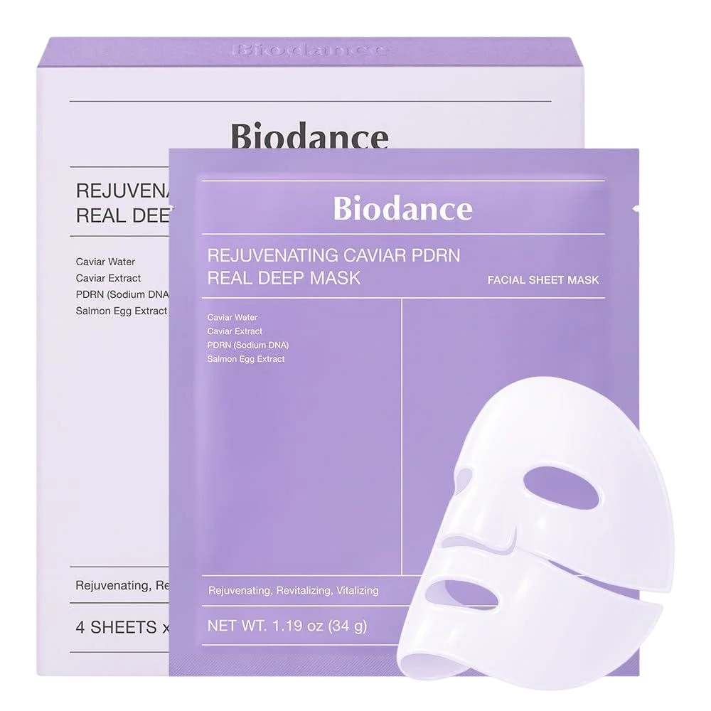 Rejuvenating Caviar PDRN Real Deep Mask – 4er Set