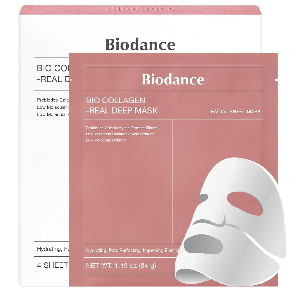 Bio-Collagen Real Deep Mask – 4er Set