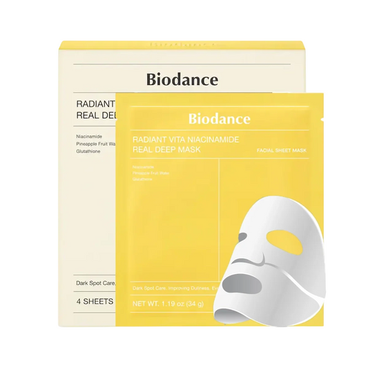 Radiant Vita Niacinamide Real Deep Mask – 4er Set